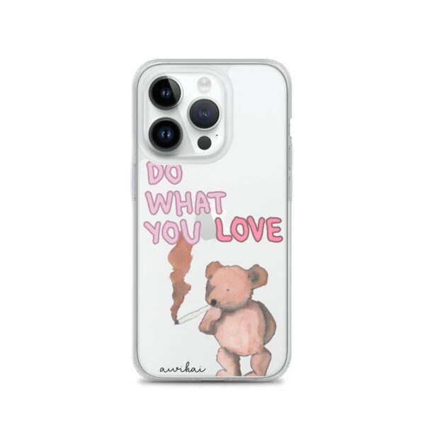 Pensive Teddy iPhone Case - Image 4