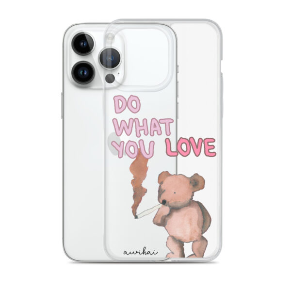 Pensive Teddy iPhone Case - Image 2